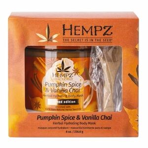 Hempz Pumpkin Spice Vanilla Chai Moisturizing Body Mask 8oz Limited Edition NWT